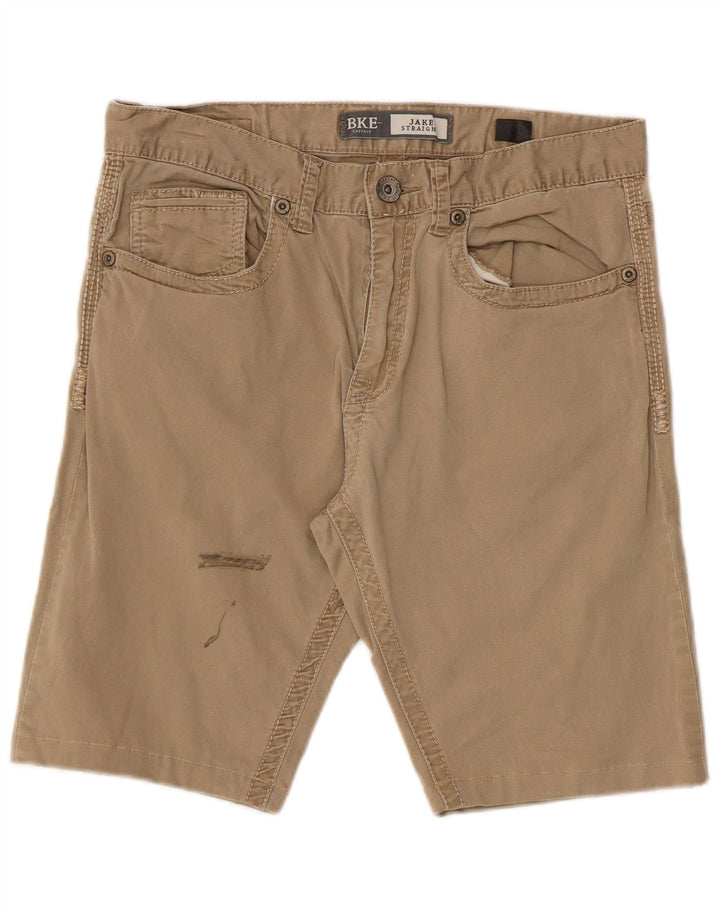 BKE Ανδρικό σορτς Jake Casual W32 Βαμβακερό μεσαίο μπεζ