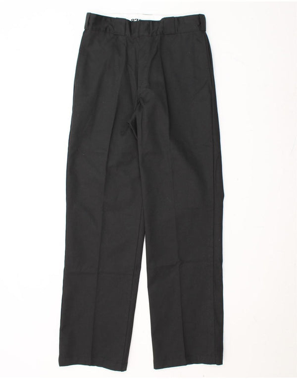 DICKIES Ανδρικό 874 Γνήσιο ίσιο παντελόνι Chino W31 L32 Μαύρο βαμβακερό