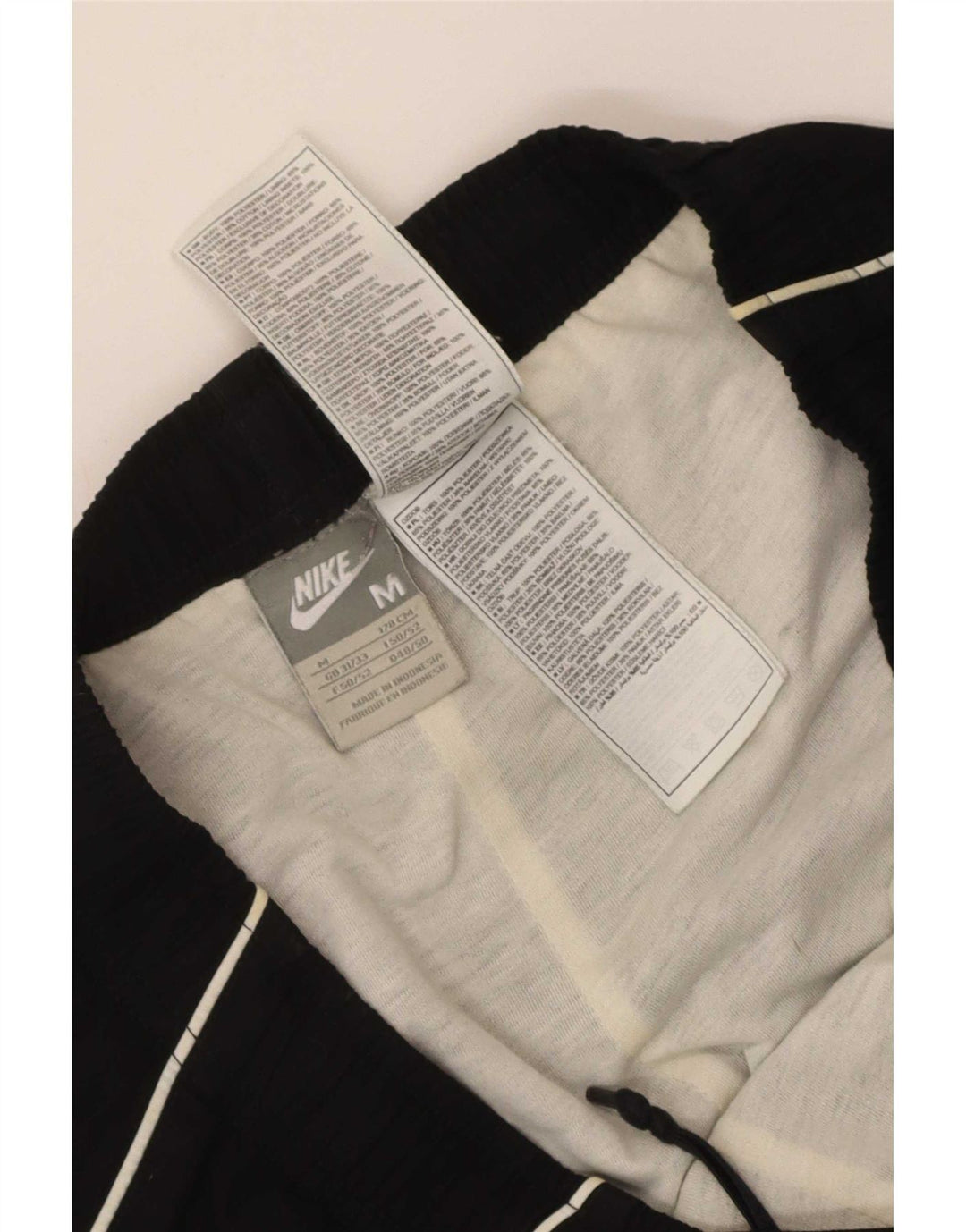 Ανδρικές φόρμες γραφικών Nike παντελόνια Joggers μεσαίο μαύρο πολυεστέρα
