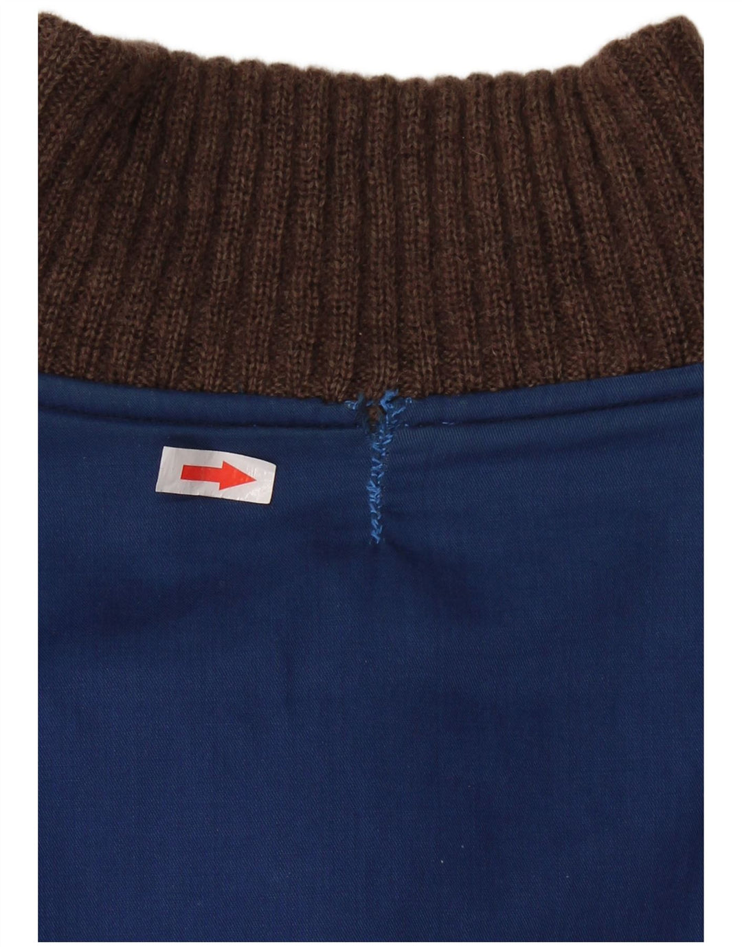 Ανδρικό πουλόβερ με αναστρέψιμη ζακέτα VINTAGE XL Brown Fair Isle