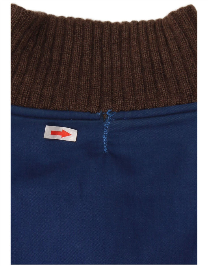 Ανδρικό πουλόβερ με αναστρέψιμη ζακέτα VINTAGE XL Brown Fair Isle