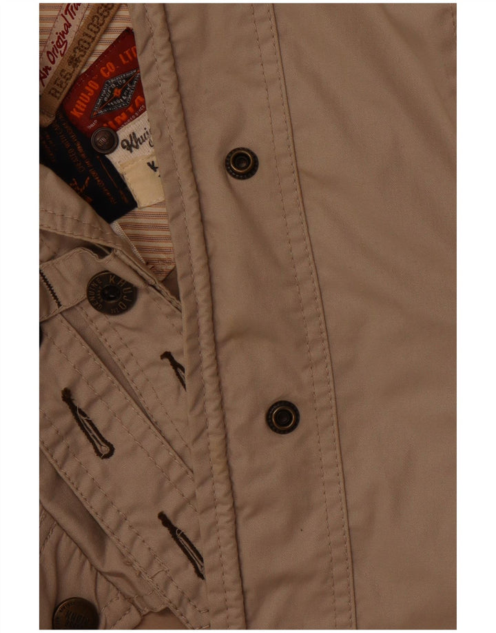 KHUJO Γυναικείο Utility Jacket UK 14 Medium Beige Βαμβακερό