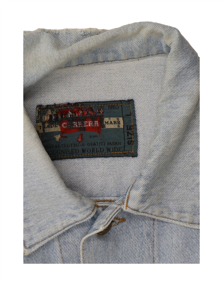 CARRERA Mens Denim Jacket UK 40 Large Blue Cotton Vintage Carrera and Second-Hand Carrera from Messina Hembry 
