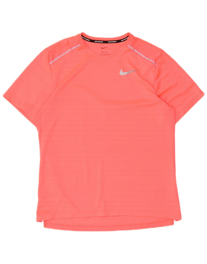 Ανδρικό T-Shirt Nike Dri Fit Τοπ μεσαίου ροζ πολυεστέρα