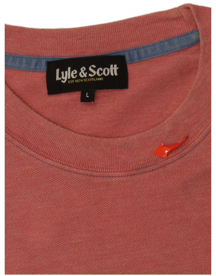 Ανδρικό T-Shirt Lyle & Scott Top Large Orange
