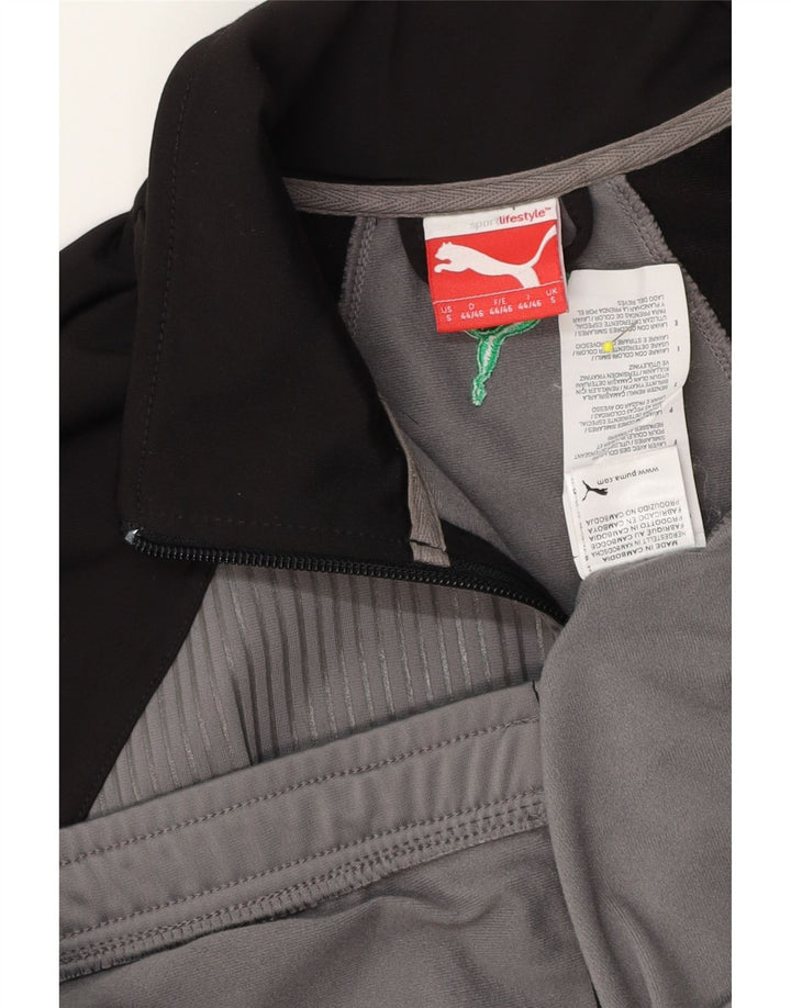 Ανδρική φόρμα αθλητικής φόρμας Puma με γραφικά Loose Fit Top Jacket Small Grey Colourblock