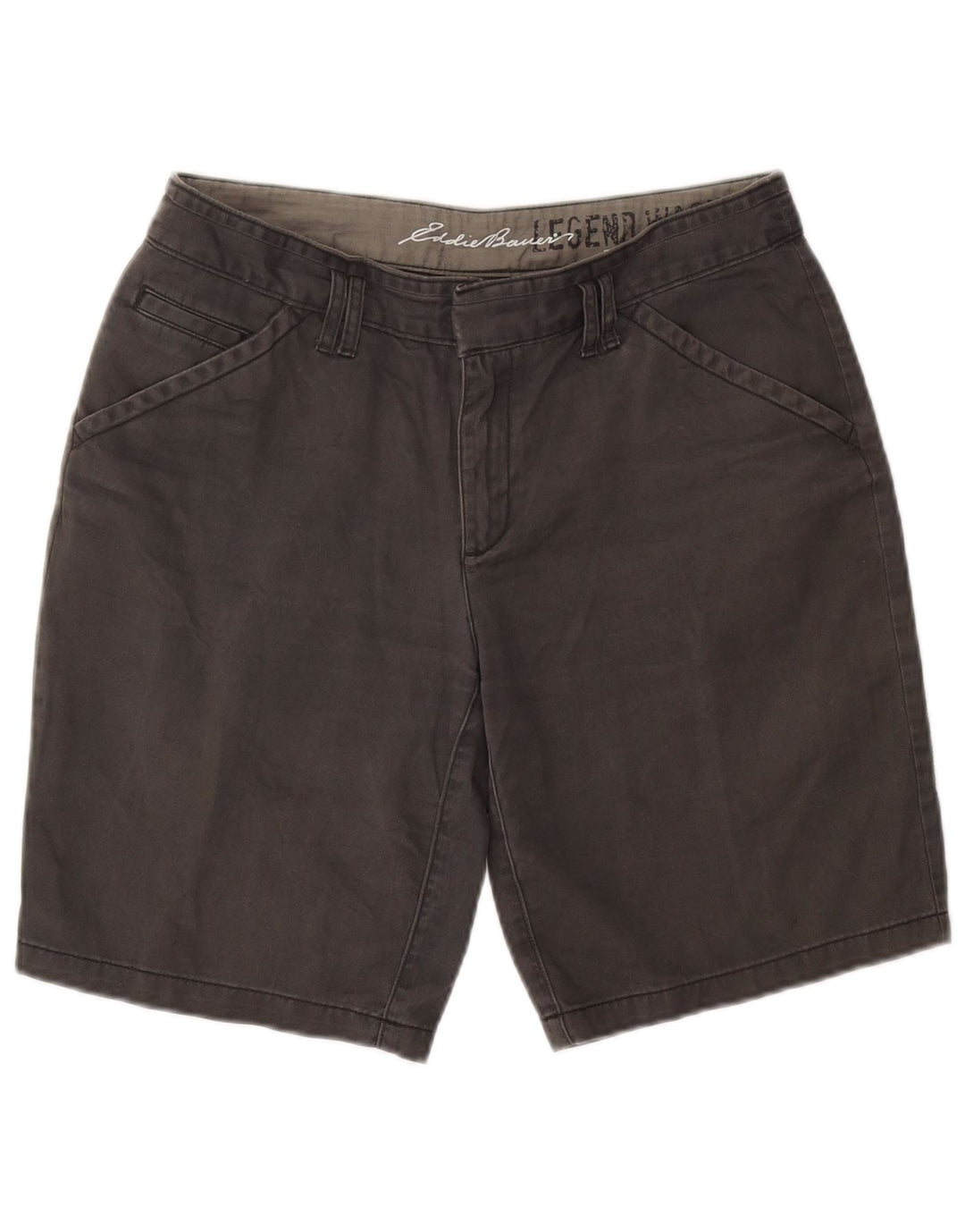 Γυναικείο σορτς Chino Eddie Bauer US 8 Medium W30 Γκρι βαμβακερό