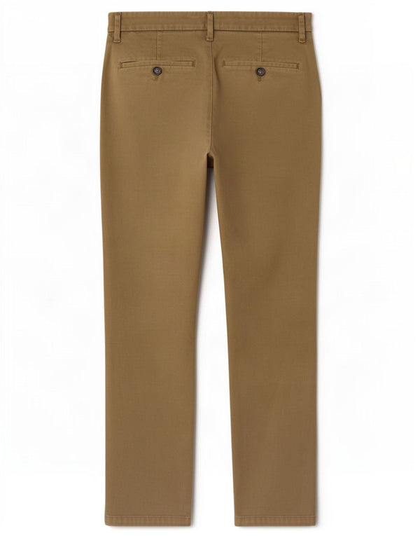 Marks & Spencer Ανδρικό Slim παντελόνι Chino W32 L29 Χακί βαμβακερό