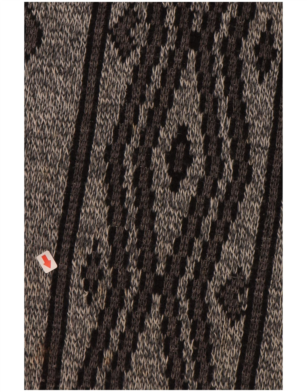 ANGELO LITRICO Ανδρικό πουλόβερ με λαιμόκοψη IT 52/54 Μεγάλο Γκρι γεωμετρικό