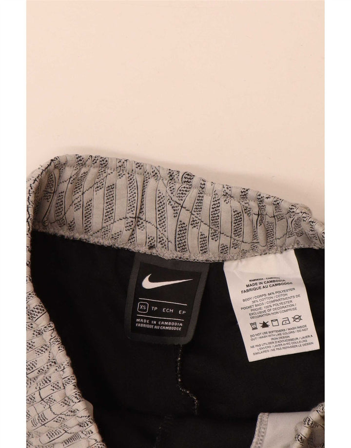 Γυναικείο αθλητικό σορτς Nike UK 6 XS Γκρι γεωμετρικό πολυεστέρα