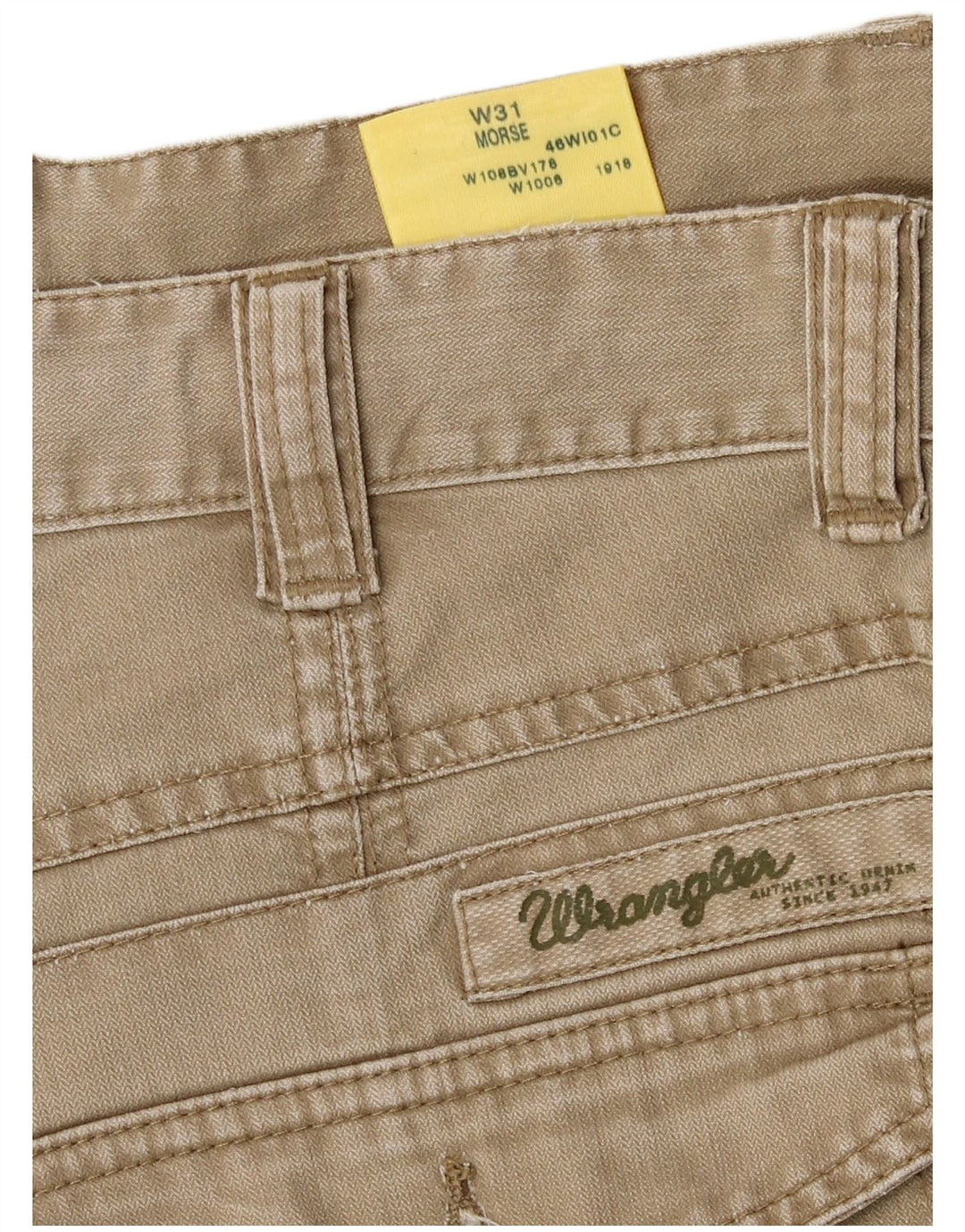 Ανδρικό σορτς τσίνο μορς Wrangler W31 Βαμβακερό μεσαίο μπεζ
