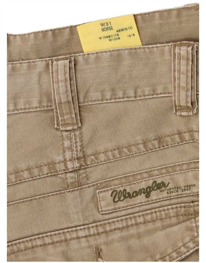 Ανδρικό σορτς τσίνο μορς Wrangler W31 Βαμβακερό μεσαίο μπεζ