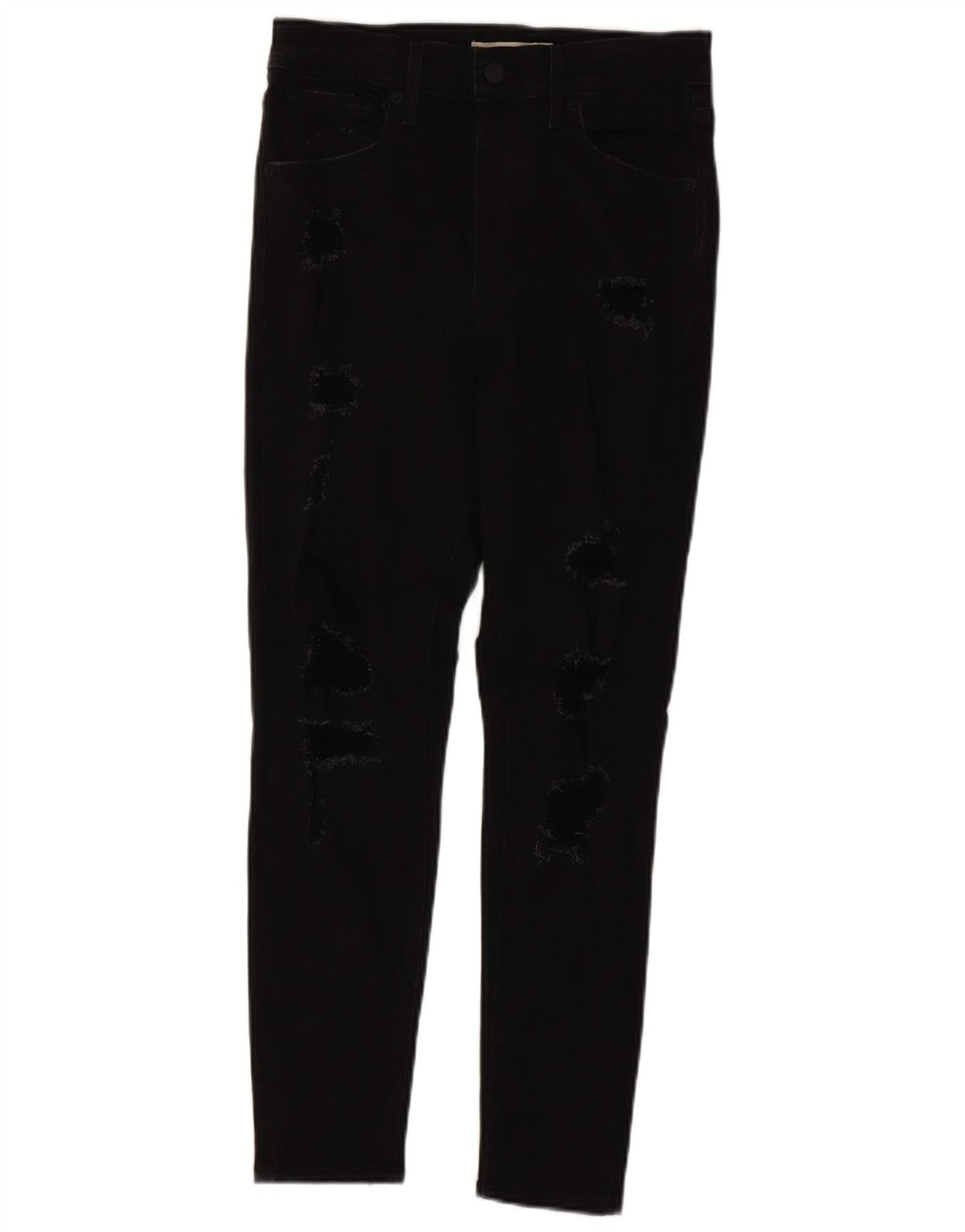 Γυναικείο τζιν LEVI'S Mile High Super Skinny W29 L27 Μαύρο βαμβακερό