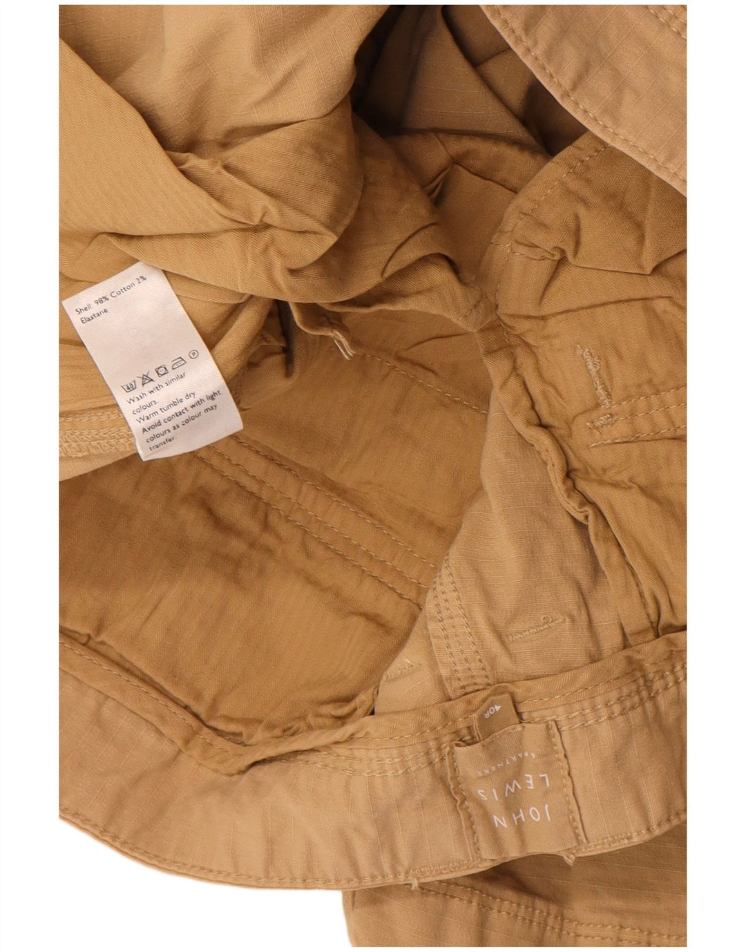 John Lewis Ανδρικό σορτς Cargo W40 XL Μπεζ βαμβακερό