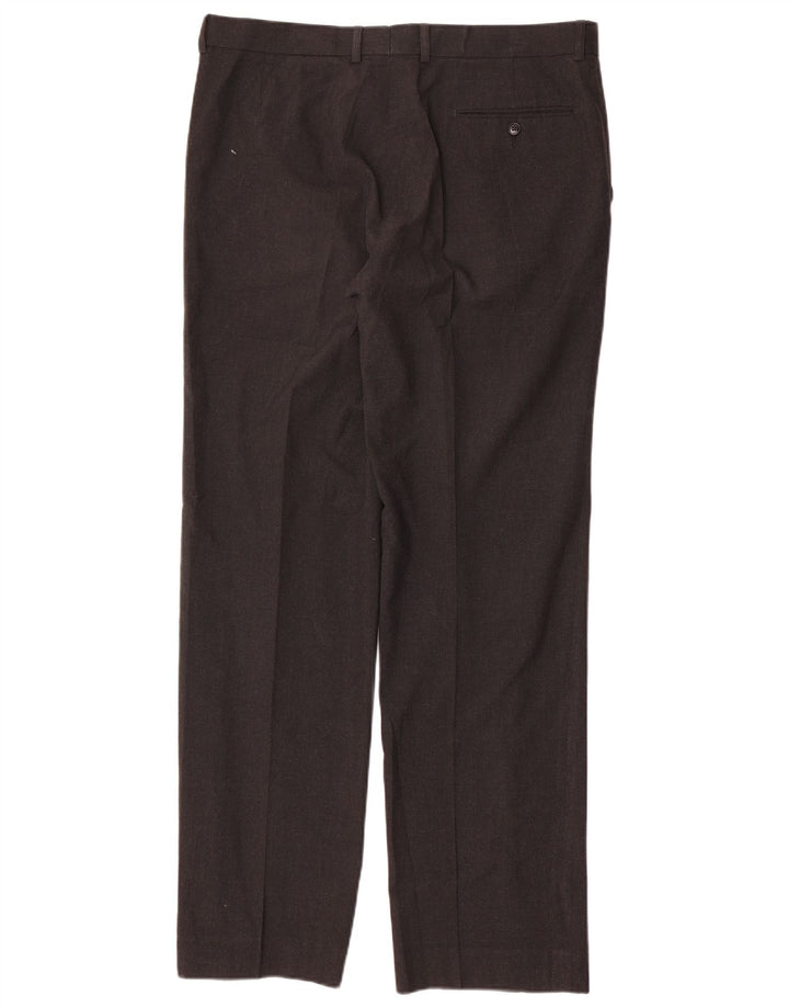 Ανδρικό ίσιο παντελόνι Marks & Spencer W36 L33 Grey Polyester