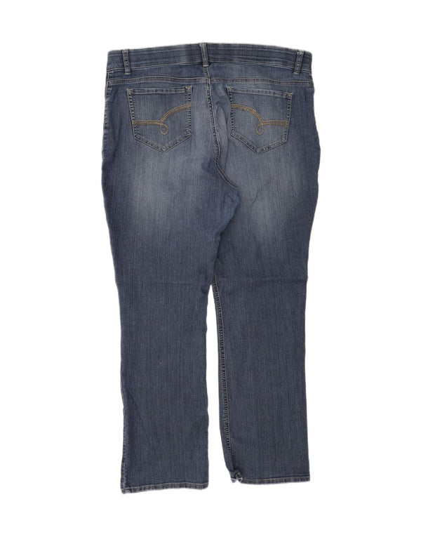 Lee Womens Riders Ψηλόμεσο τζιν μποτάκι US 20 3XL W40 L29 Μπλε βαμβακερό