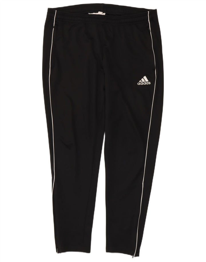 Ανδρική αθλητική φόρμα ADIDAS Παντελόνι μεγάλο μαύρο πολυεστέρα