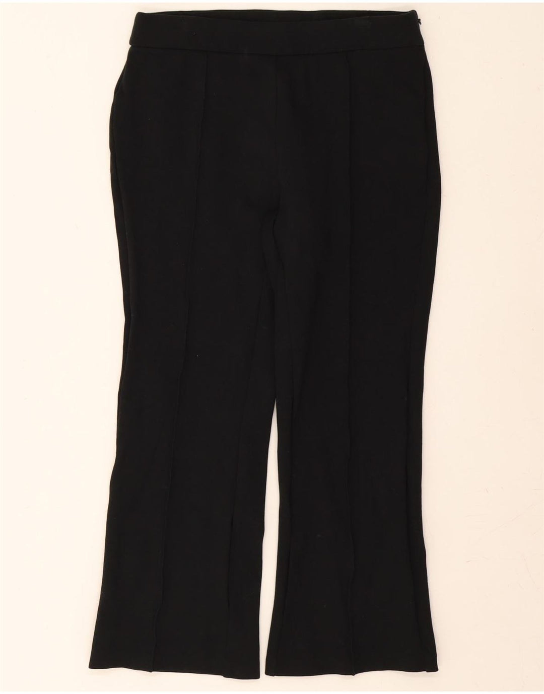 J. CREW Womens Bootcut Casual Trousers US 8 Medium W30 L25 Black Viscose Vintage J. Crew and Second-Hand J. Crew from Messina Hembry 