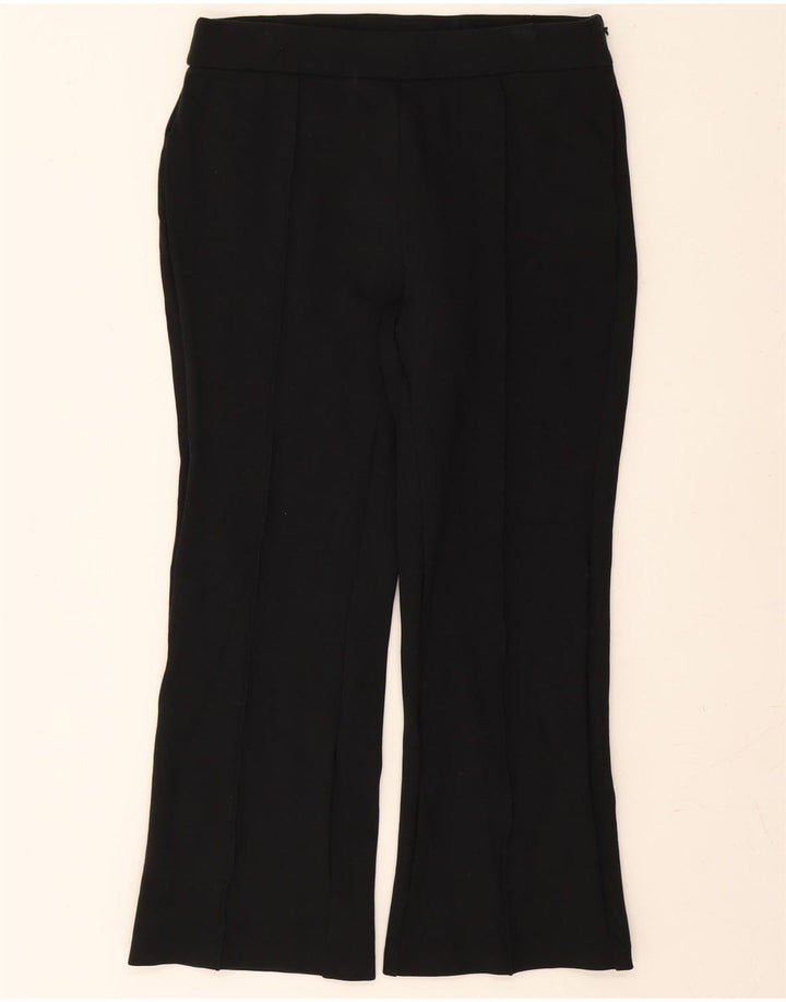 J. CREW Womens Bootcut Casual Trousers US 8 Medium W30 L25 Black Viscose Vintage J. Crew and Second-Hand J. Crew from Messina Hembry 