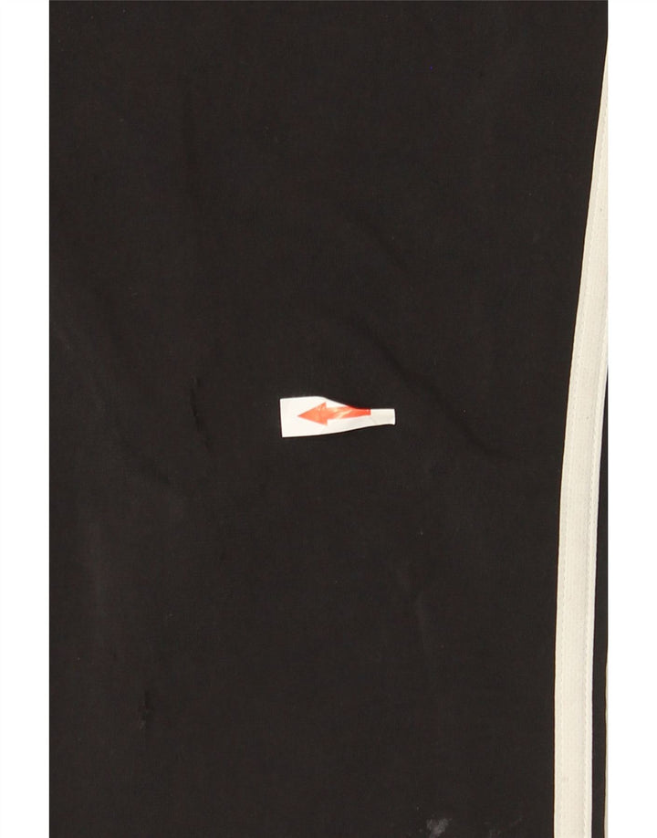 ADIDAS Boys Tracksuit Trousers Joggers 7-8 Years Black Polyester