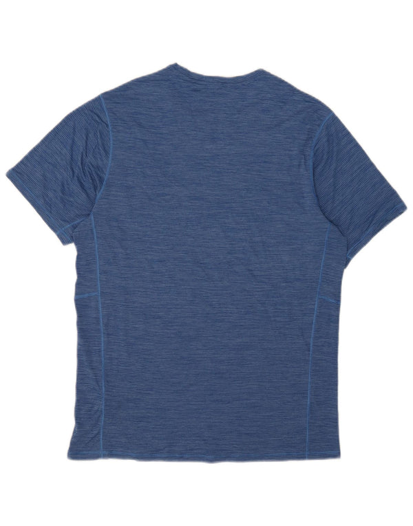 Ανδρικό T-Shirt Patagonia Top Medium Blue Pinstripe Polyester