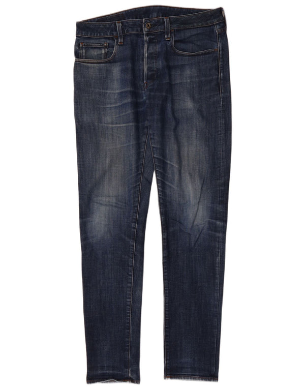 Ανδρικό Slim Jeans G-Star W32 L34 Μπλε βαμβακερό