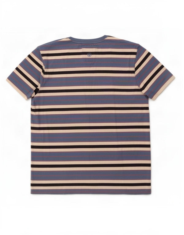Ανδρικό T-Shirt Fat Face Top 2XL Μπλε ριγέ βαμβακερό