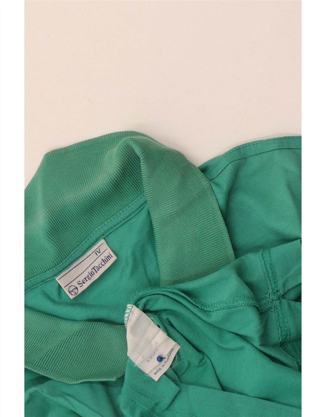 Sergio Tacchini Ανδρικό Πόλο Μπλουζάκι Μεσαίο Πράσινο Βαμβακερό