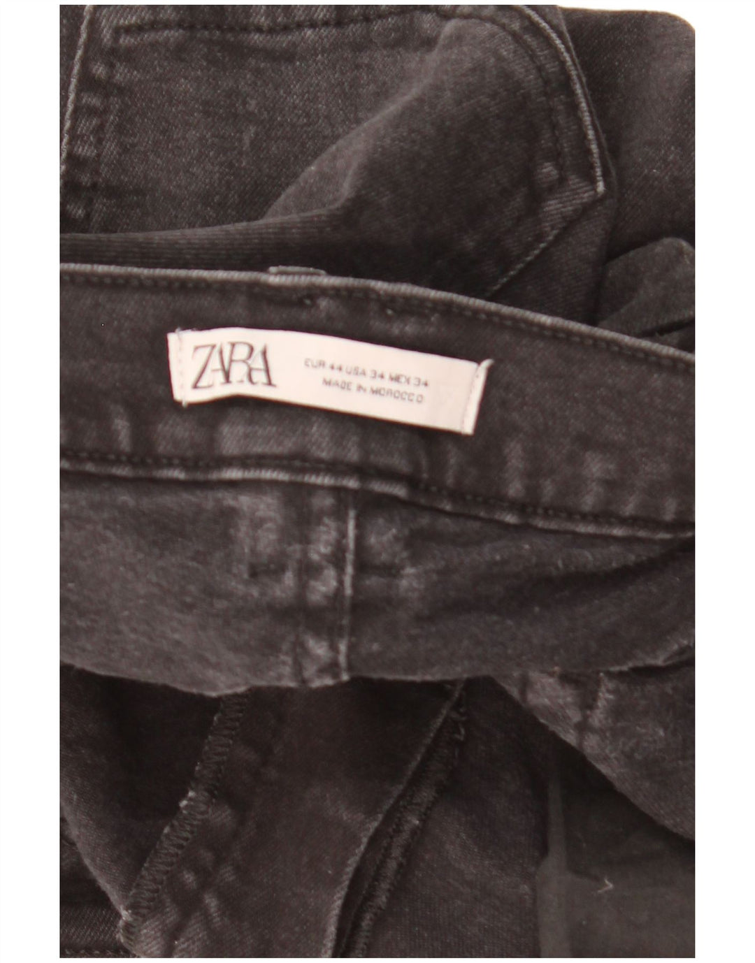 Zara Ανδρικό Slim Jeans EU 44 Large W34 L31 Μαύρο