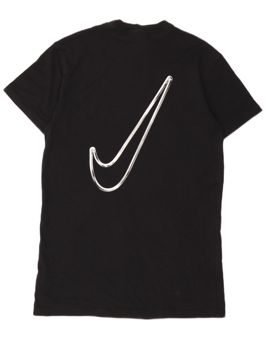 Ανδρικό μπλουζάκι Nike Swoosh Graphic Μπλουζάκι μεσαίο μαύρο βαμβακερό