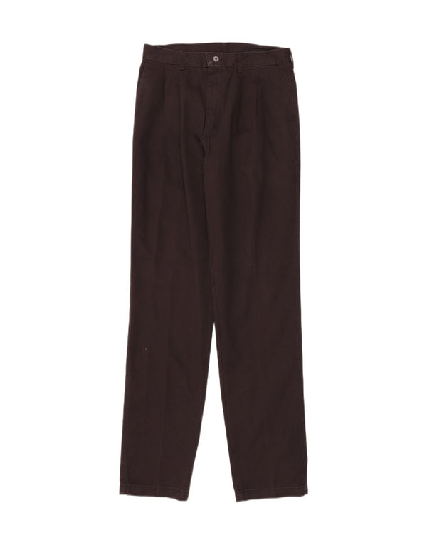 Ανδρικό παντελόνι Chino με καρφίτσες WRANGLER W32 L36 Καφέ βαμβακερό