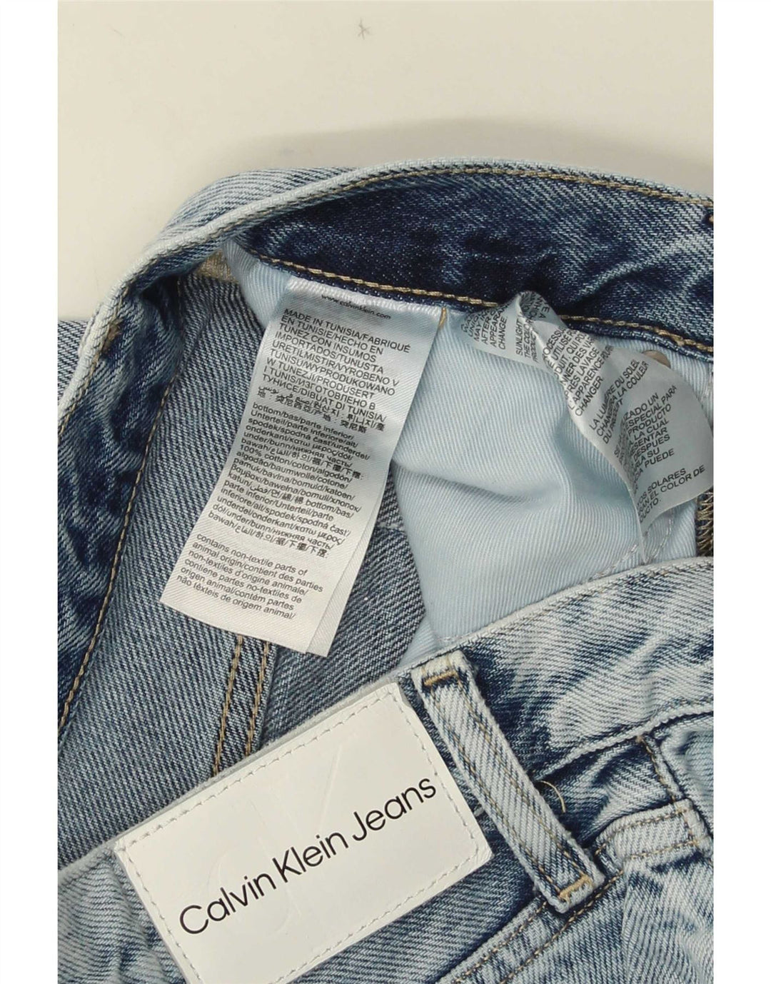 Ανδρικό τζιν Calvin Klein Bootcut W30 L33 Μπλε βαμβακερό
