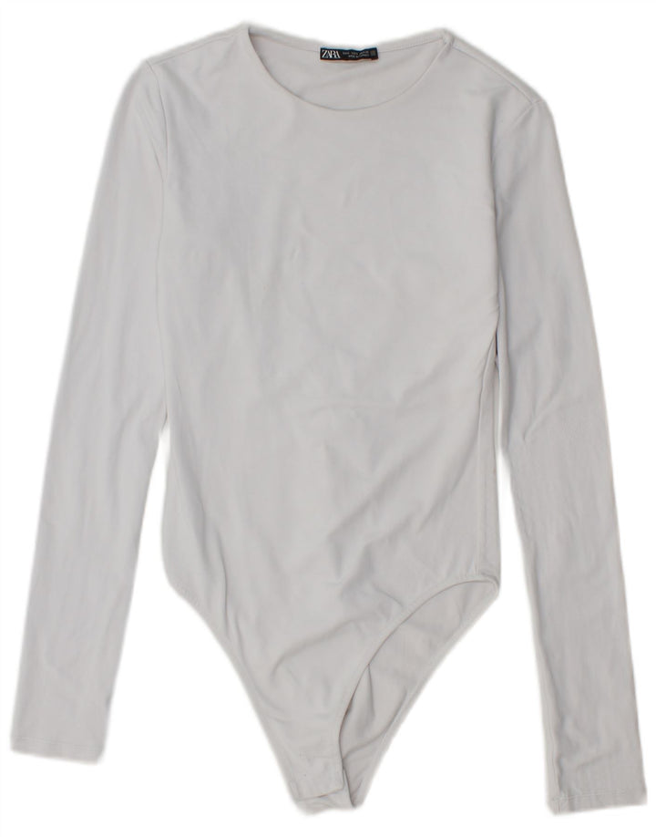 Zara γυναικείο κορμάκι UK 8 Small White