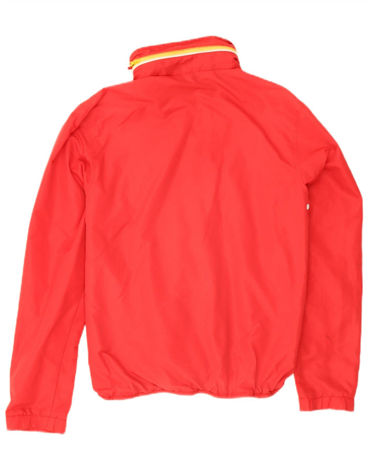 Sundek Ανδρικό μπουφάν βροχής με κουκούλα UK 36 Small Red Polyester
