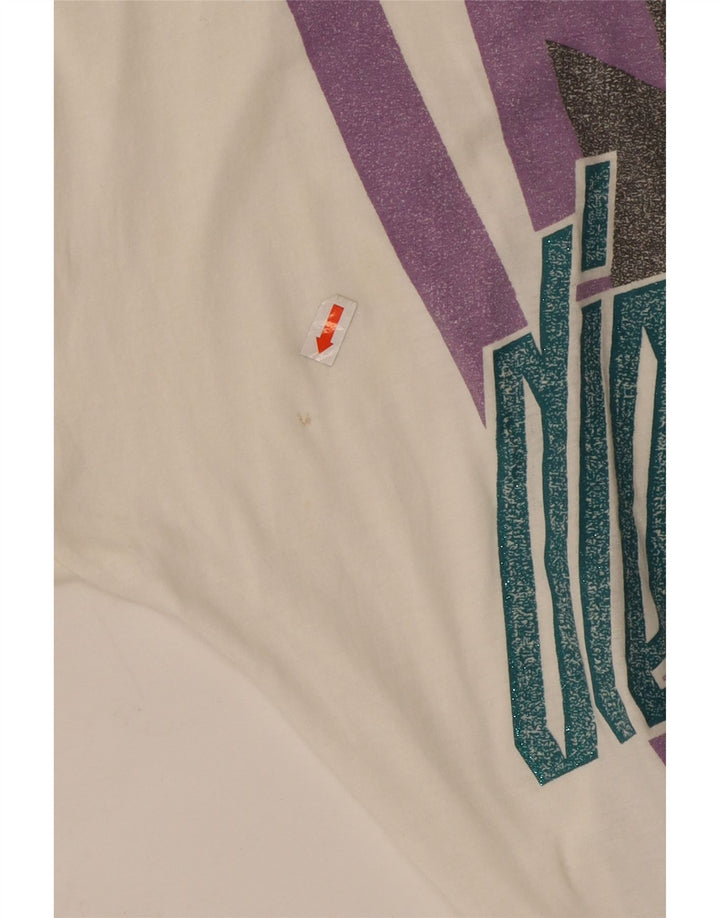 Γυναικείο γραφικό μπλουζάκι DIESEL Top UK 10 Small White