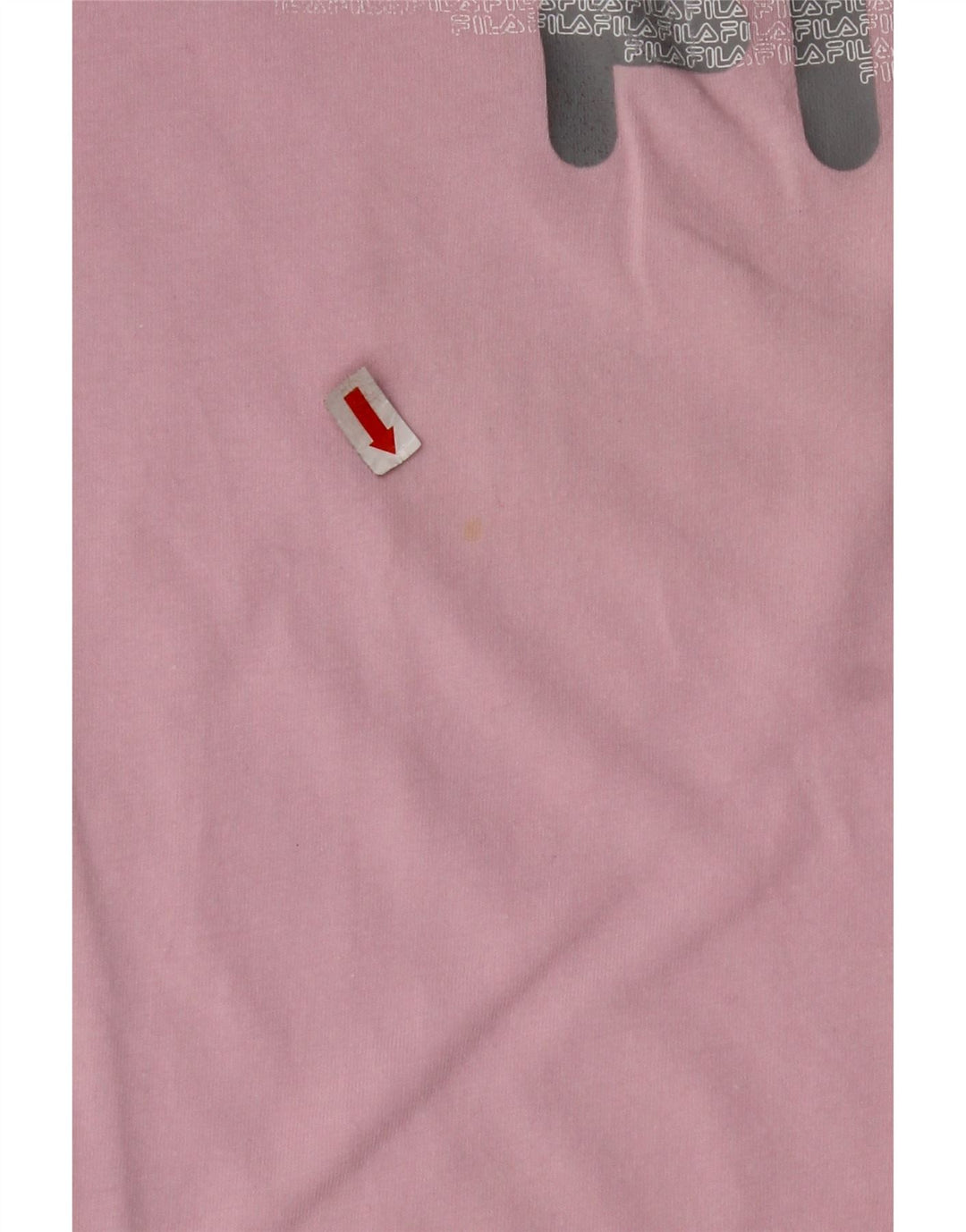 Γυναικείο Crop Graphic T-Shirt FILA Top UK 10 Small Pink
