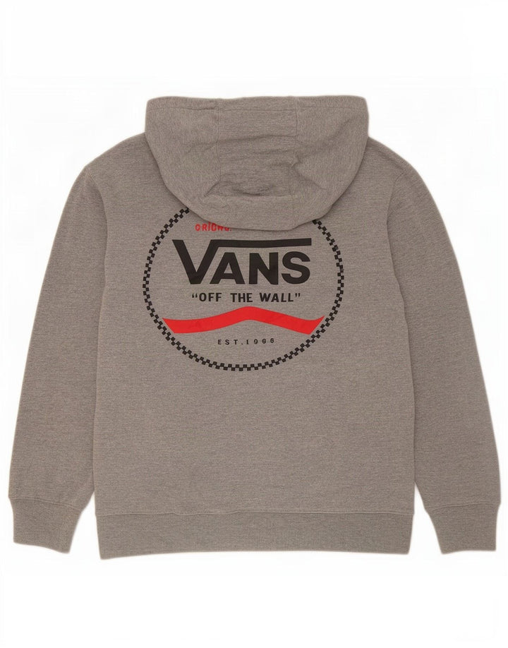 Ανδρικά Vans Graphic Hoodie Jumper Small Grey Flecked