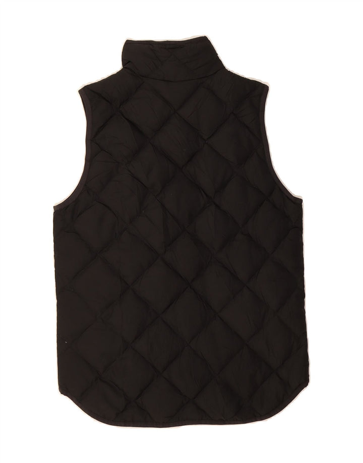 J. CREW Womens Quilted Gilet UK 6 XS Black Vintage J. Crew and Second-Hand J. Crew from Messina Hembry 