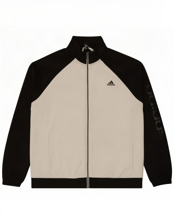 Ανδρική φόρμα Adidas Top Jacket UK 48/50 XL Μαύρο Colourblock Πολυεστέρας