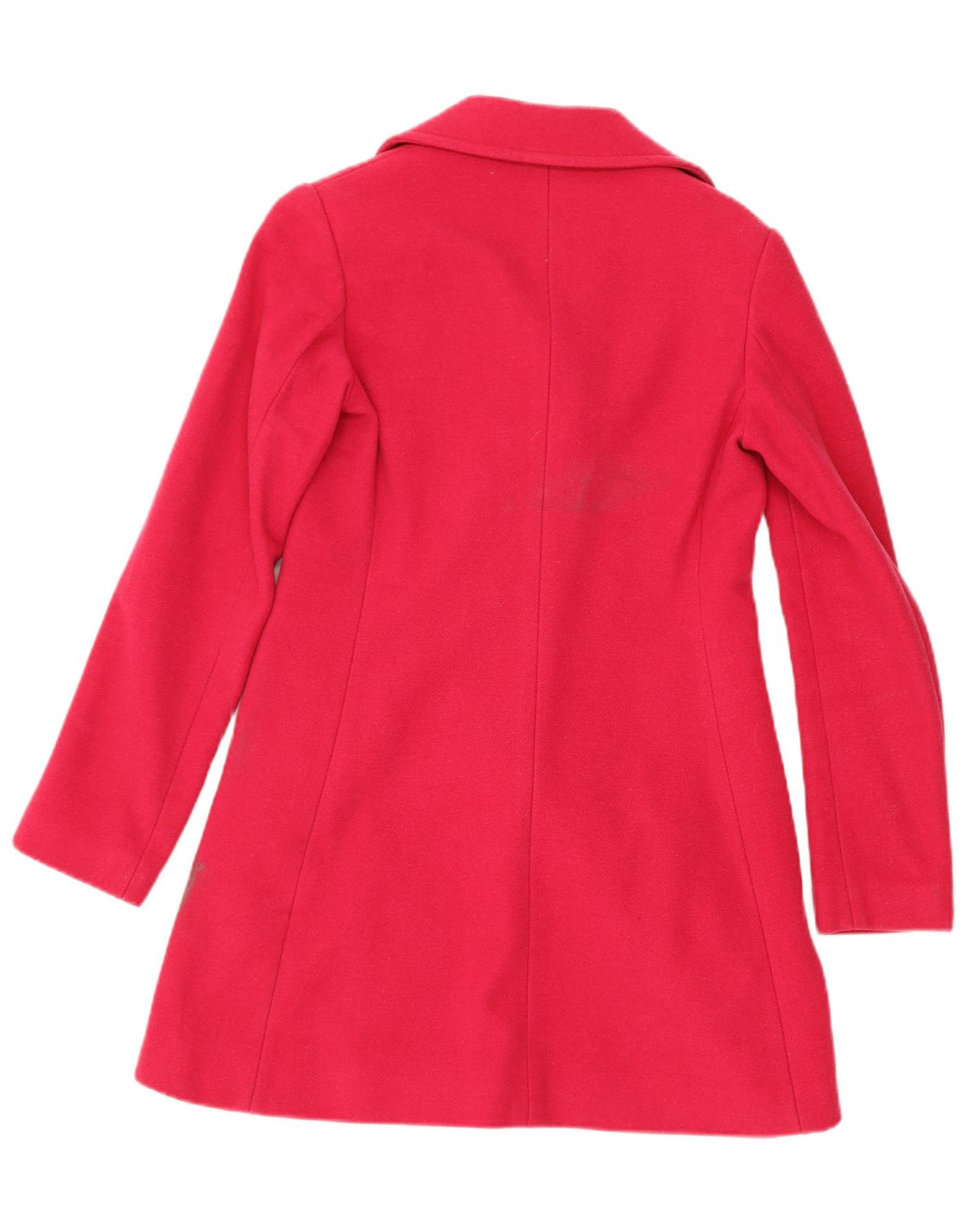 KILLAH Womens Overcoat UK 10 Small Pink Wool