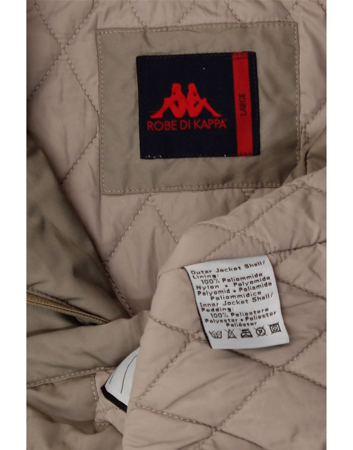 Kappa Ανδρικό μπουφάν UK 40 Large Brown Polyamide