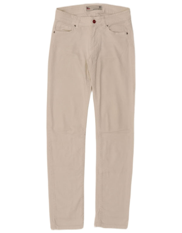 Roy Rogers Γυναικείο Slim Jeans IT 41 Medium W27 L31 Λευκό βαμβακερό