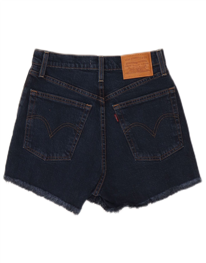 Γυναικείο τζιν σορτς Levi's W25 XS Navy Blue Cotton