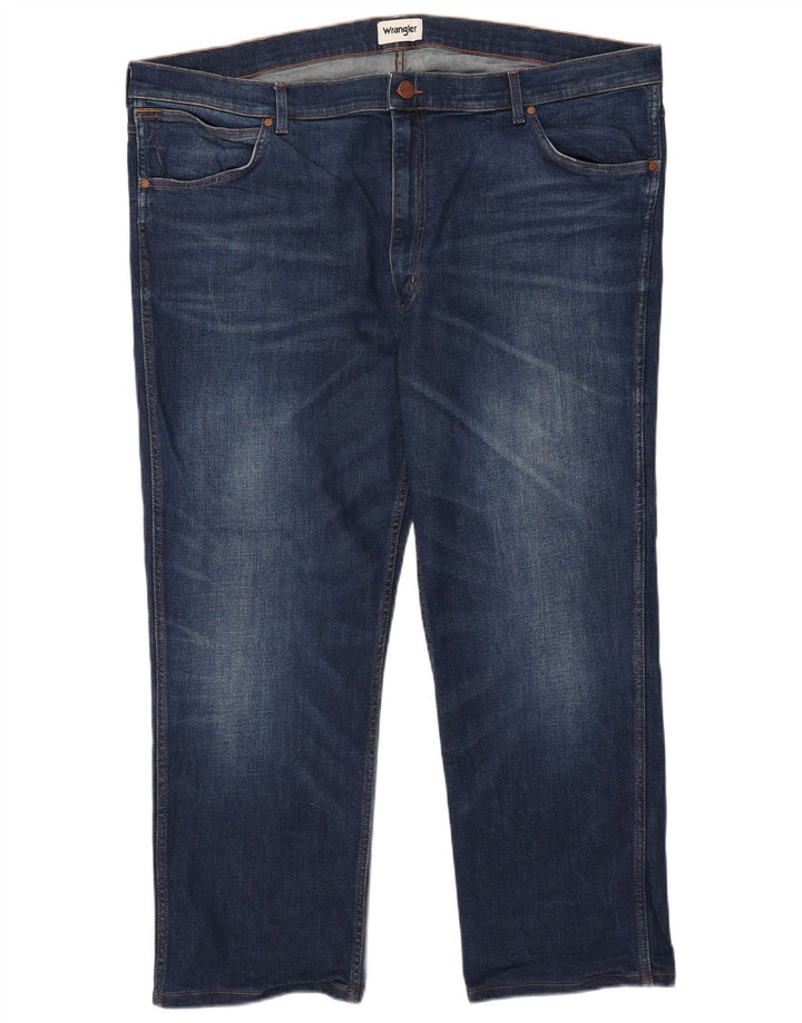Ανδρικό τζιν Wrangler ίσιο W47 L28 Navy Blue