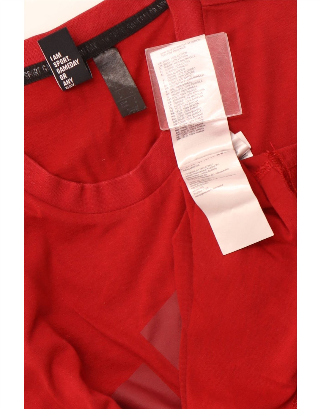 Ανδρικό γραφικό T-Shirt ADIDAS Top Μεσαίο κόκκινο βαμβακερό