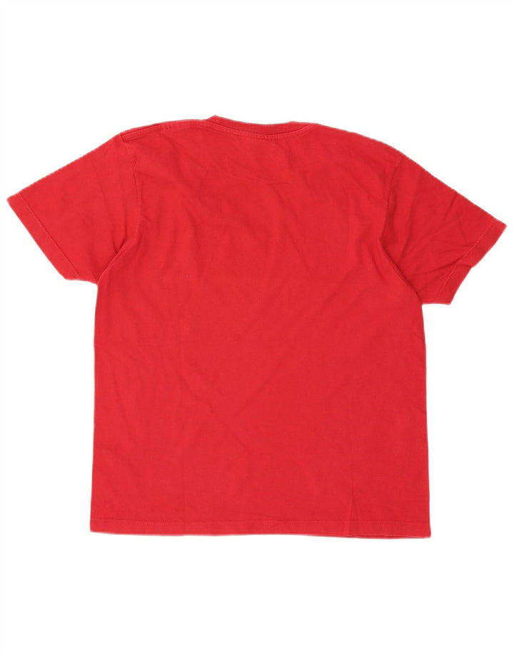 Champion Womens Graphic T-Shirt Top UK 10 Small Red