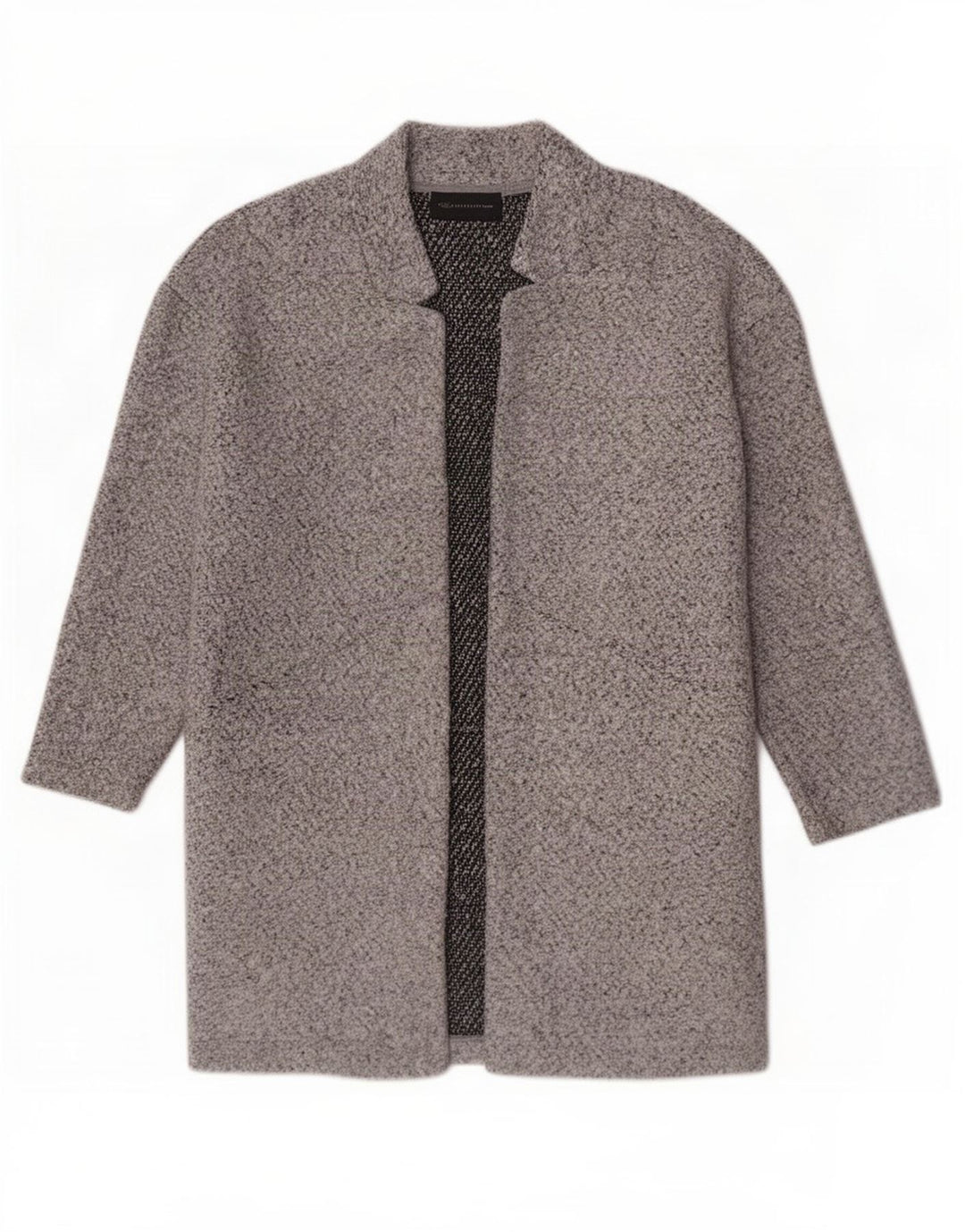 Γυναικείο ανοιχτό πανωφόρι Marks & Spencer UK 12 Medium Grey Polyester