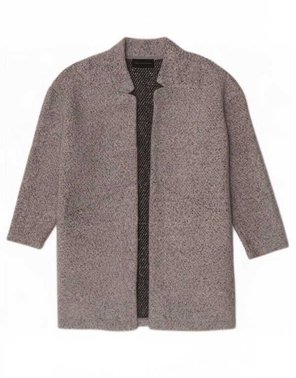 Γυναικείο ανοιχτό πανωφόρι Marks & Spencer UK 12 Medium Grey Polyester
