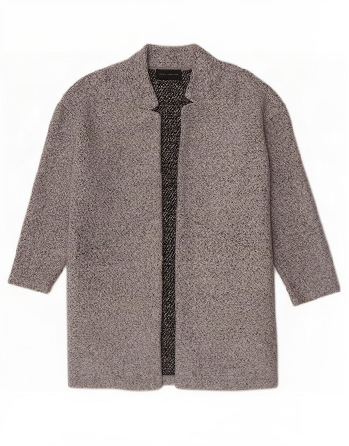 Γυναικείο ανοιχτό πανωφόρι Marks & Spencer UK 12 Medium Grey Polyester