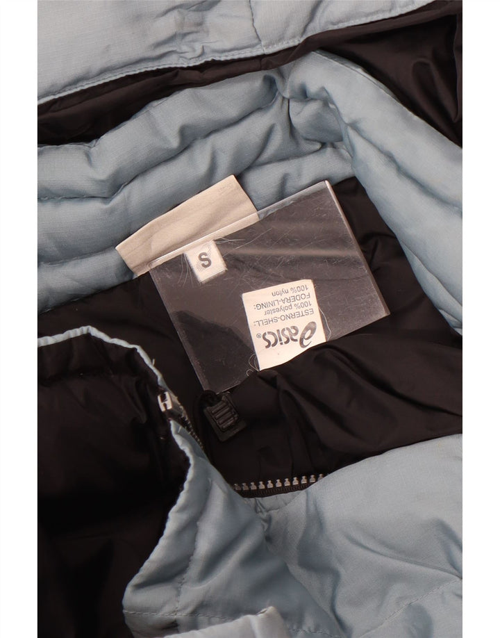 Asics Ανδρικό μπουφάν με κουκούλα UK 36 Small Blue Polyester